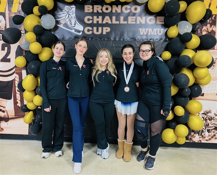 Hailey Holtzman ’26 leads effort to launch figure skating team Lake